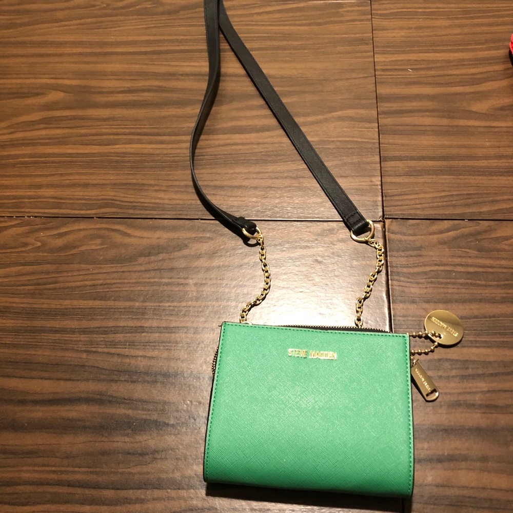 Steve Madden green messenger crossbody bag